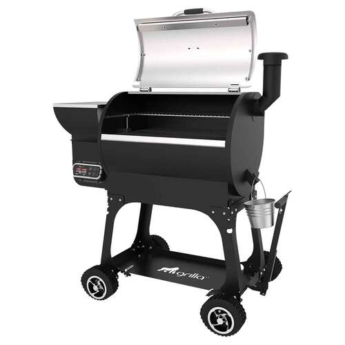 Silverbac 2.0 Wood Pellet Grill with All-Terrain Cart
