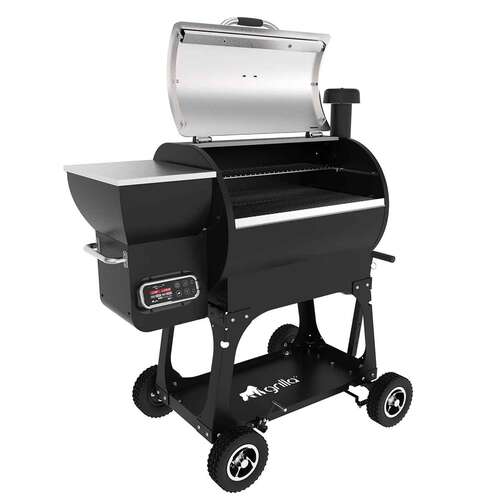 Silverbac 2.0 Wood Pellet Grill with All-Terrain Cart