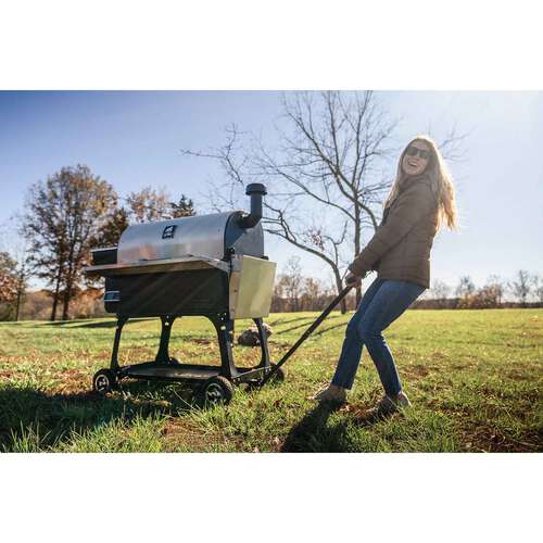 Silverbac 2.0 XL Wood Pellet Grill with All-Terrain Cart