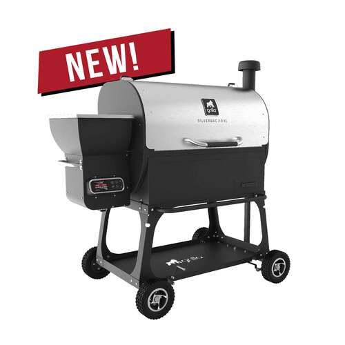 Silverbac 2.0 XL Wood Pellet Grill with All-Terrain Cart