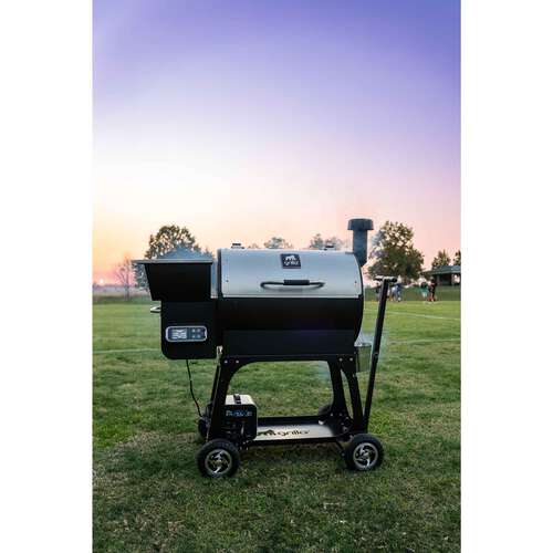 Silverbac 2.0 Wood Pellet Grill with All-Terrain Cart