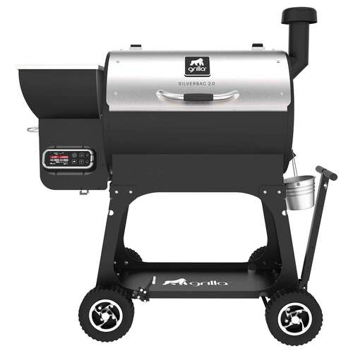 Silverbac 2.0 Wood Pellet Grill with All-Terrain Cart