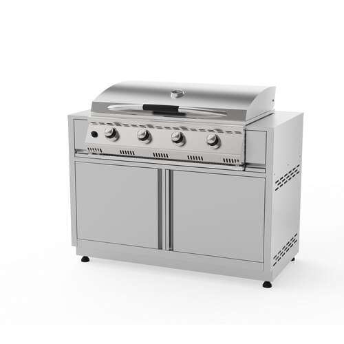 Primate Built-in Cabinet + Primate Gas Grill/Griddle Top