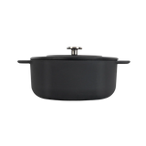 SOUS-CHEF ENAMELLED CAST IRON DUTCH OVEN 24CM BLACK