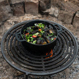 SOUS-CHEF ENAMELLED CAST IRON DUTCH OVEN 24CM BLACK