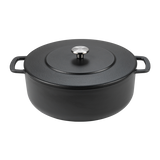 SOUS-CHEF ENAMELLED CAST IRON DUTCH OVEN & DOUBLE HANDLE FRY PAN COMBO