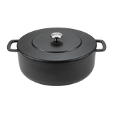 SOUS-CHEF ENAMELLED CAST IRON DUTCH OVEN 28CM BLACK