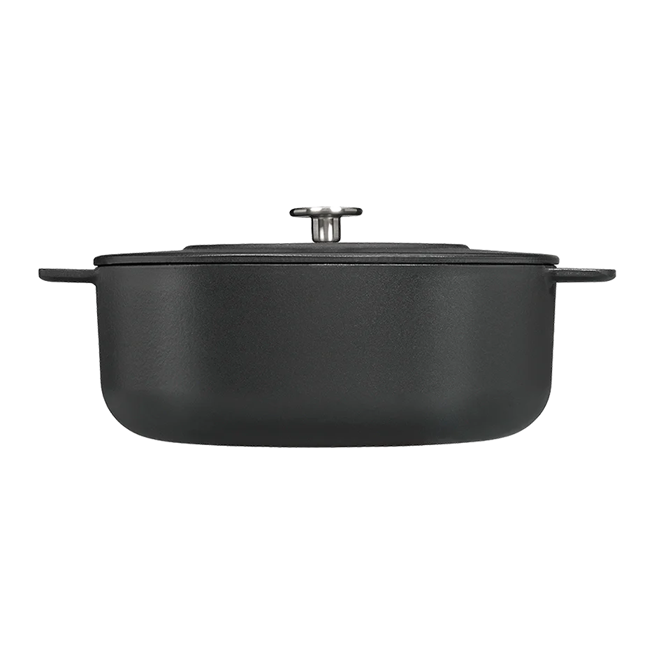SOUS-CHEF ENAMELLED CAST IRON DUTCH OVEN 28CM BLACK