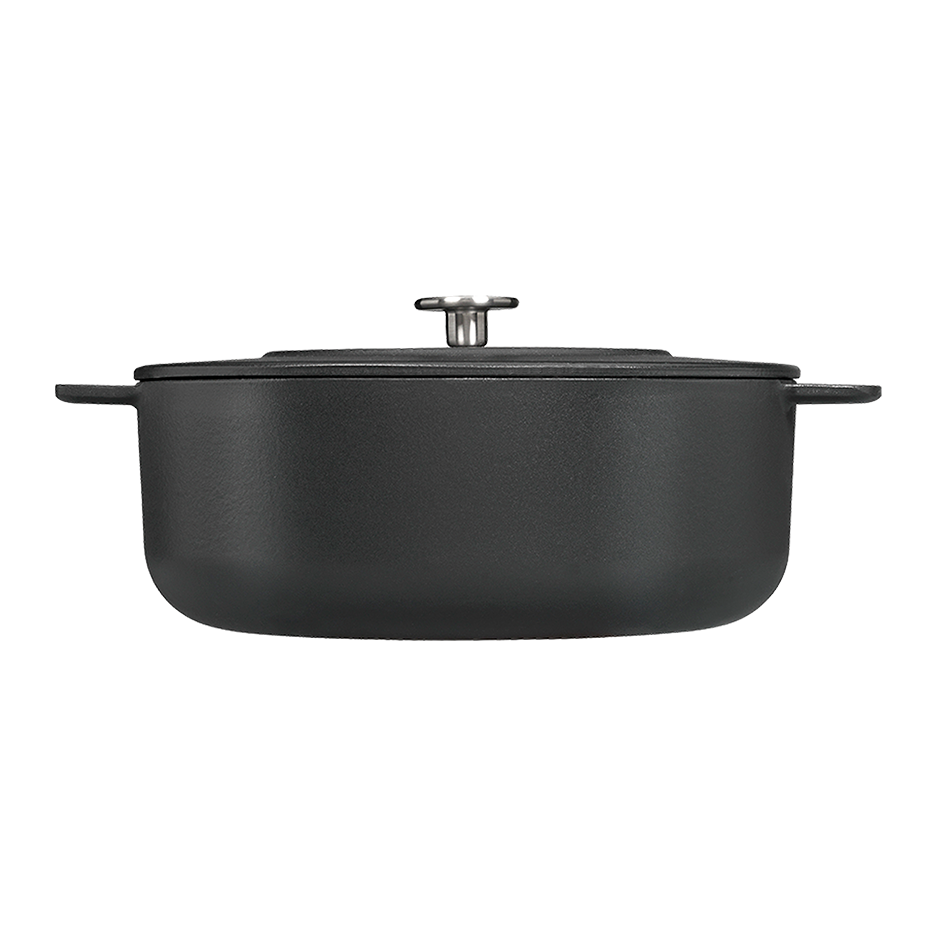 SOUS-CHEF ENAMELLED CAST IRON DUTCH OVEN & DOUBLE HANDLE FRY PAN COMBO