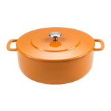 SOUS-CHEF ENAMELLED CAST IRON DUTCH OVEN 28CM ORANGE