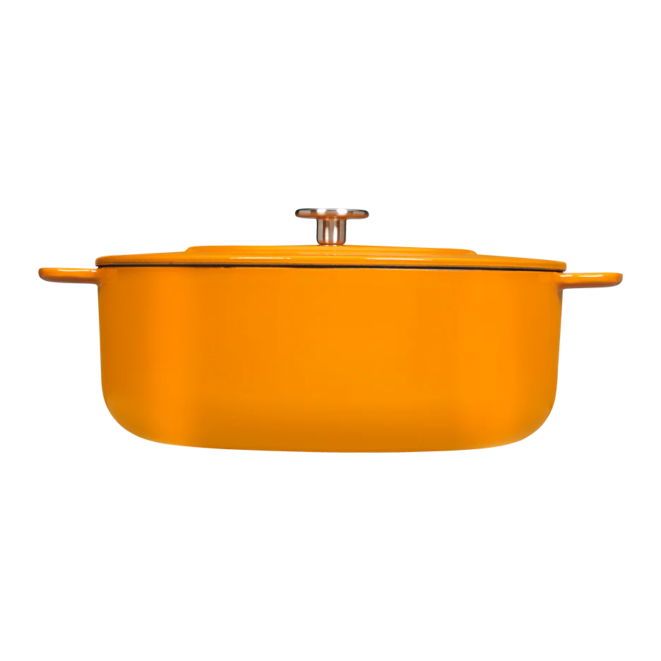 SOUS-CHEF ENAMELLED CAST IRON DUTCH OVEN 28CM ORANGE