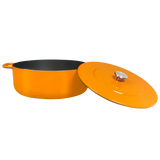 SOUS-CHEF ENAMELLED CAST IRON DUTCH OVEN & DOUBLE HANDLE FRY PAN COMBO