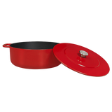 SOUS-CHEF ENAMELLED CAST IRON DUTCH OVEN 28CM RED