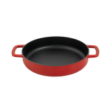 SOUS-CHEF ENAMELLED CAST IRON DUTCH OVEN & DOUBLE HANDLE FRY PAN COMBO