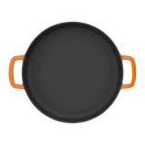 SOUS-CHEF ENAMELLED CAST IRON DUTCH OVEN & DOUBLE HANDLE FRY PAN COMBO