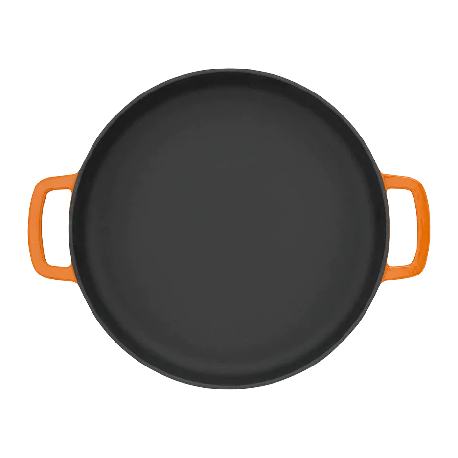 SOUS-CHEF ENAMELLED CAST IRON DUTCH OVEN & DOUBLE HANDLE FRY PAN COMBO