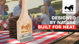 All-Natural Bristle-Free Grill Brush with Heavy Duty Scraper
