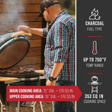 Medium Kong Ceramic Kamado Grill
