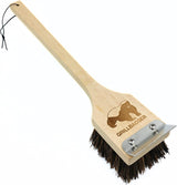 All-Natural Bristle-Free Grill Brush with Heavy Duty Scraper